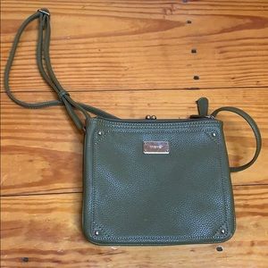 Nine West army green crossbody bag